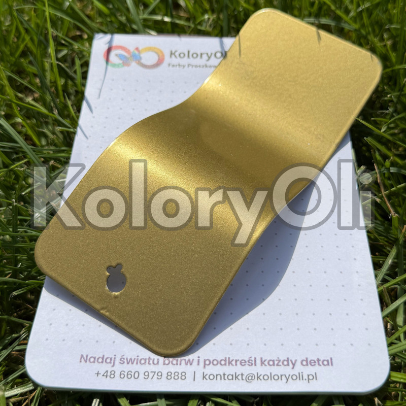 ZŁOTY NR 1 Farba Proszkowa Poliestrowa Kolor Złoty Gładki Półpołysk KO-N0518