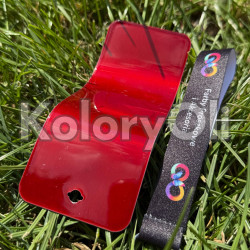 Farba Proszkowa Poliestrowa Kolor Transparent Czerwony Połysk KO-N0192
