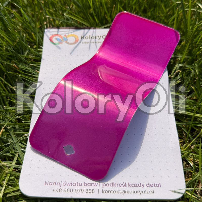 CANDY PINK Farba Proszkowa Poliestrowa Kolor Transparent Różowy Połysk KO-N0697