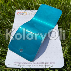 Farba Proszkowa Poliestrowa Kolor Transparent Jasny Niebieski Połysk KO-N0072 Farba Proszkowa Poliestrowa Kolor Transparent Jasny Niebieski Połysk KO-N0072