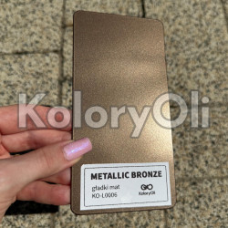 METALLIC BRONZE QUALICOAT 2 Farba Proszkowa Poliestrowa Gładki Mat KO-L0006 METALLIC BRONZE QUALICOAT 2 Farba Proszkowa Poliestrowa Gładki Mat KO-L0006