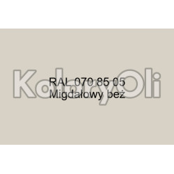 RAL/D2 DESIGN 070 85 05 Farba Proszkowa Poliestrowa Kolor Migdałowy Beż Gładki Supermat KO-A00869- produkcja