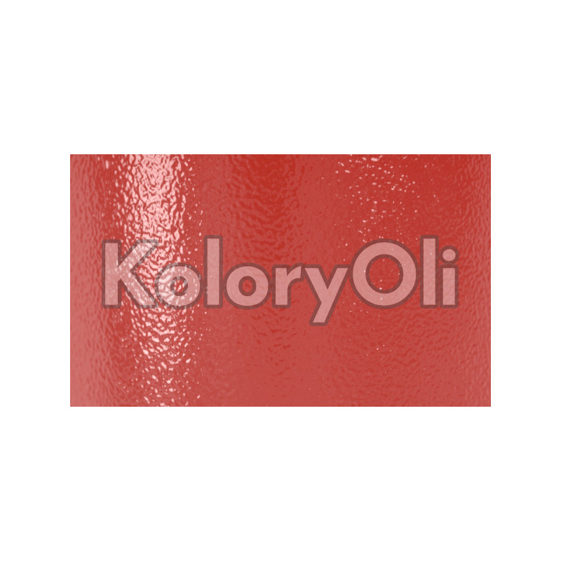 RAL ZBLIŻONY DO 3020 Farba Proszkowa Poliestrowa Kolor Czerwony Drogowy Gruba Struktura KO-U095