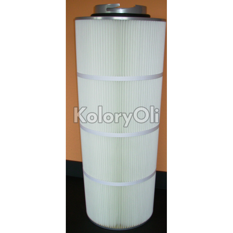 Filtr Kabinowy/Wkład Filtracyjny Poliestrowy Stożkowy 900mm Mocowanie Bagnet/Twist 3 punktowy KO-F0001